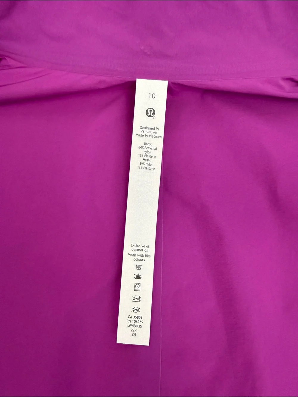 Lululemon Fast and Free Windbreaker Jacket  Vivid Plum Purple